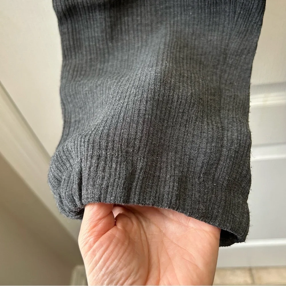 Zara Women’s Jogger Pants Slouchy Loungewear Cozy Casual Graphite Grey Size XS - Picture 13 of 16